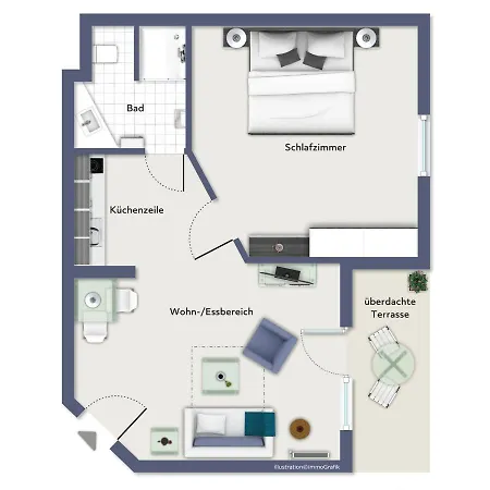 Appartamento Schaumburg 04 Ostseebad Kühlungsborn